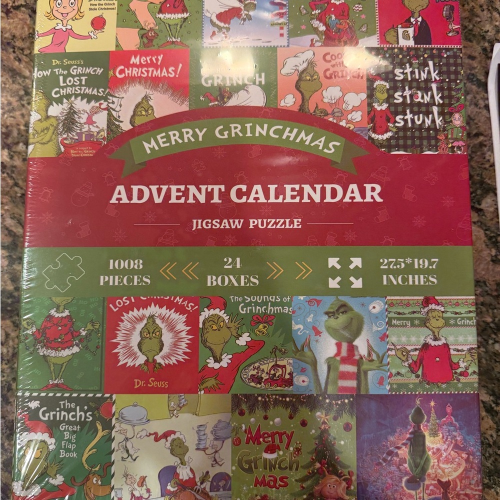 Merry Grinchmas Advent Calendar Jigsaw Puzzle